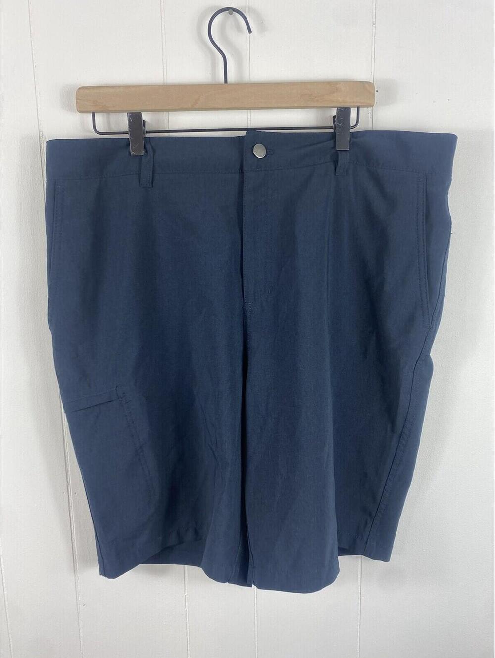 Panama Jack Shorts Men's 38 Navy Blue Golf Shorts Chino Pocket Comfort Casual